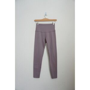 Beyond Yoga High Waist Midi Leggings Womens Purple Athleisure Yoga Pants size S